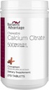 Vantaggio Bariatrico Citrato di Calcio Chewable 500 mg - per i pazienti di chirurgia baratrica - Alta potenza, Tabelle facili da digerire - Citrato di calcio - Integratori di resistenza di ossa* - 270 Conte - Cannella