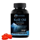 Antartico Krill olio 1000mg Softgels con Astaxantina – Omega-3 EPA & DHA supplemento per cuore, cervello e salute comune in forma di Phospholipids– 60 Softgel aromatizzati alla vaniglia