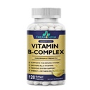Vitamina B-Complex + CoQ10 + Vitamina C - Supplemento di massima resistenza all'energia, supporto al metabolismo, 120 Softgels, alimentazione di 60 giorni