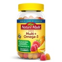 Natura Made Multivitamin + Omega-3, Multivitamin Gummies per le donne e gli uomini, supporto nutrizionale giornaliero, 80 Adult Gummy Vitamins & Minerals, alimentazione di 40 giorni