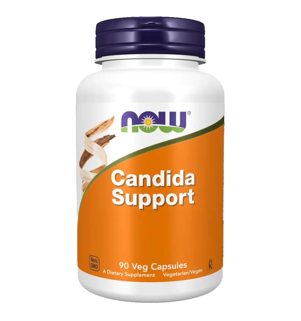 NOW Supporto Candida, 90 Conte (Pacchetto di 2)