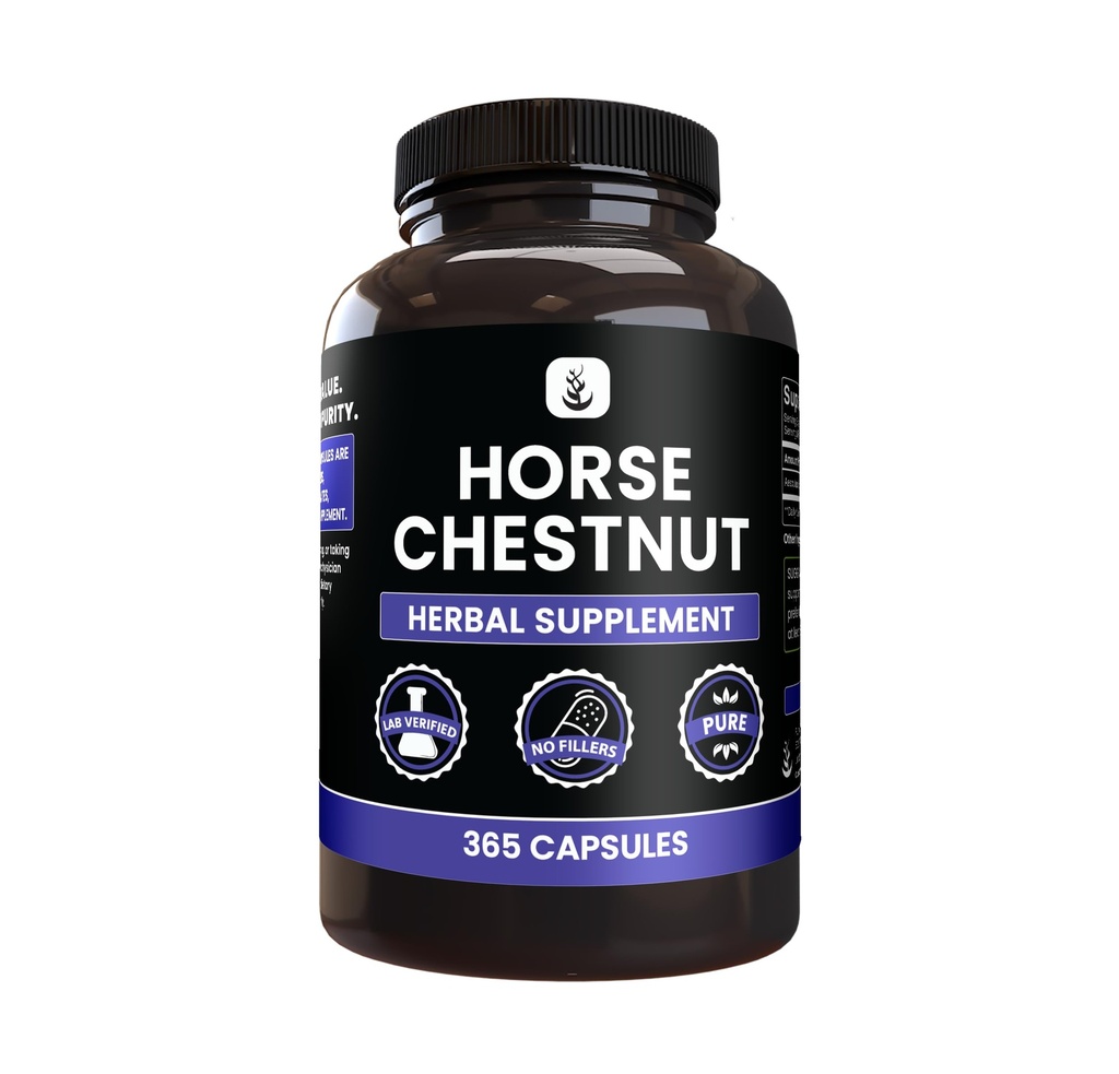 PURE ORIGINAL INGREDIENTI Arachidi di cavallo (365 capsule), nessun filler di magnesio o di riso, sempre puro, verificato il laboratorio