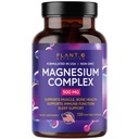 Plant.O Premium Magnesium Supplemento [Vegan Oxide & Citrate, 500mg] Complesso ad alto assorbimento per il sonno, Calma, Rilassante muscolare, Energia naturale, Non OGM 120 capsule vegetali
