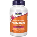 NOW Integratori alimentari, Pantethine (Coenzima A Precursor) 600 mg, Doppio Forza, Salute cardiovascolare*, 60 Softgels