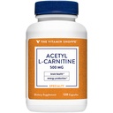 Acetyl-L-Carnitine 500mg – Supporta la funzione sana del cervello e della memoria, promuove la produzione di energia – CarnipureTM offre la forma più pura di L-carnitina (120 capsule) da The Vitamin Shoppe