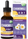 Estratto di erbe di camomilla gocce, naturale calma Arbal Tincture Supplement w/Passion Flower, St. John's Wort, Lavanda, Reishi, & Echinacea for Relaxation Support & Immune Support. 2o