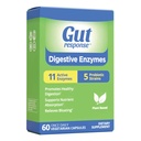 Enzimi digestivi, Supporto digestivo, Relieves Bloating, 5 Strains Probiotici, 11 enzimi attivi, 60 capsule