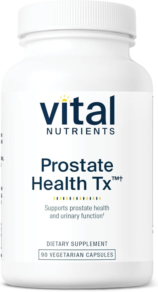 Vital Nutrients - Prostate Health Tx - Evidence-Based Prostate Support - 90 capsule vegetariane per bottiglia