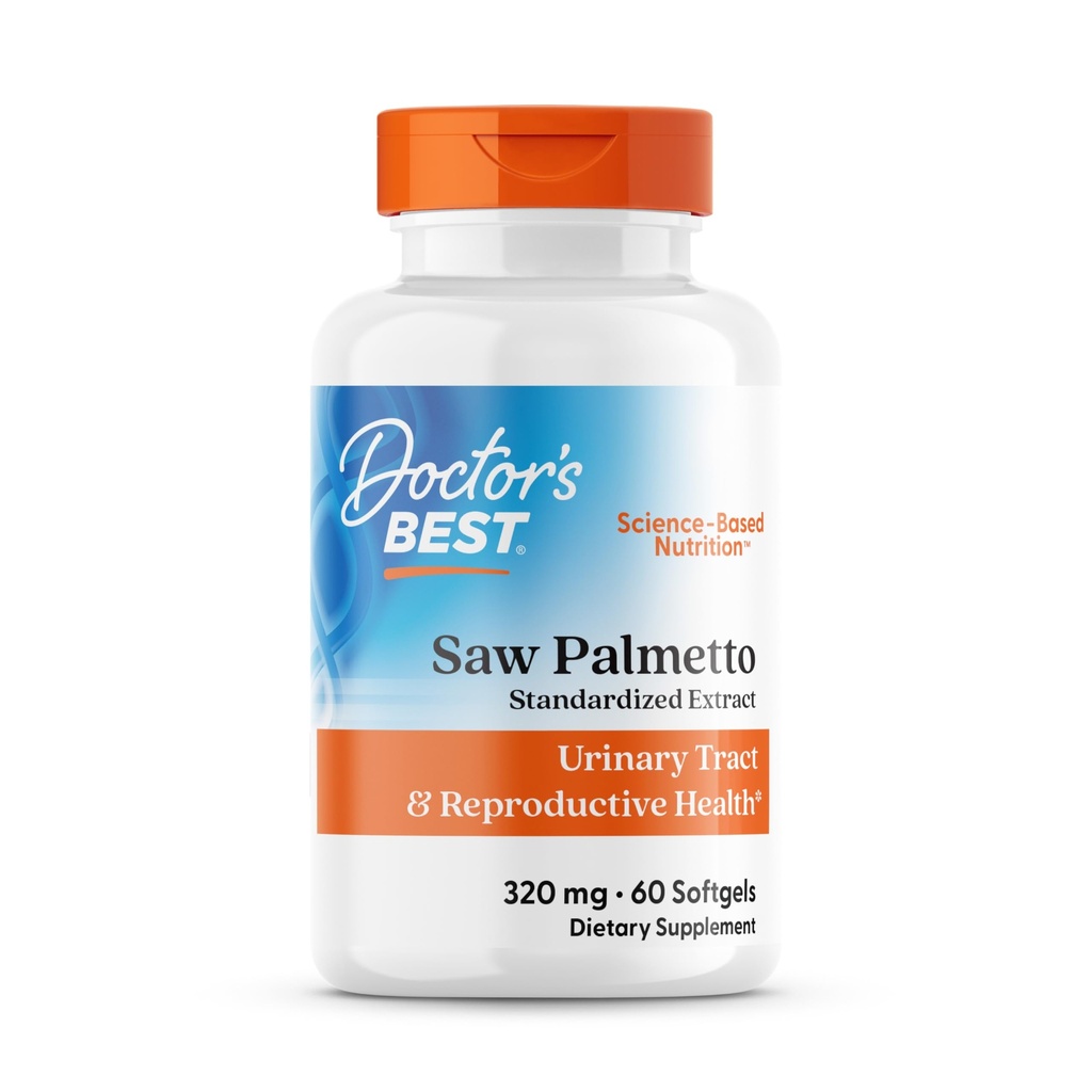 Migliore estratto di Palmetto di sega del dottore (320 mg), capsule di softgel, 60-Count