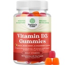Natura Artigianato Vitamina D3 Gummies per il benessere quotidiano - Deliziosa Vitamina D Gummies per gli adulti con D3 2000IU per Serving Bone Muscle & Immune Support - Non OGM Gelatin & Gluten Free (alimentazione 60 giorni)
