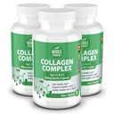 Multi Collagen Protein Peptides Supplemento capsule - 1800mg Collagen Complex Tipi I, II, III, V, X - Supporto congiunto, Capelli sani, Pelle, Unghie, Vitamine di bellezza, 100% Naturale, Non OGM 270ct (3)
