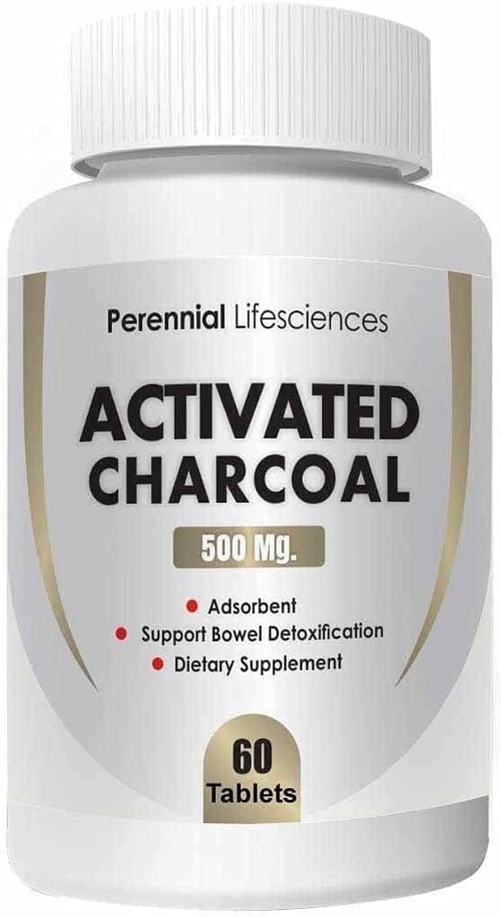 MIYUU Perennial Lifesciences Charcoal attivato - 500Mg (60 compresse)