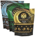 1 Pound Koa Kava Bundle con Tongan Premium, Waka Fijian e polvere di radice di Vanuatu Waka Kava
