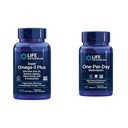 Estensione della vita Super Omega-3 Plus EPA/DHA Fish Oil, Sesame Lignans, Olive Extract & One-Per-Day Multivitamin – Confezionato con oltre 25 vitamine, minerali e piante