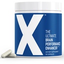 X - The Ultimate Brain Performance Enhancer — La più potente capsula di supplemento del cervello - Aumentare la messa a fuoco, l'energia, la memoria, la concentrazione, la produttività - sostenuta dalla scienza - Nootropic Stack