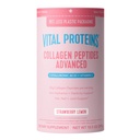 Peptidi Advanced, Peptidi idrolizzati con acido ialuronico e vitamina C - Polvere di aroma di limone di fragola, 10.5oz