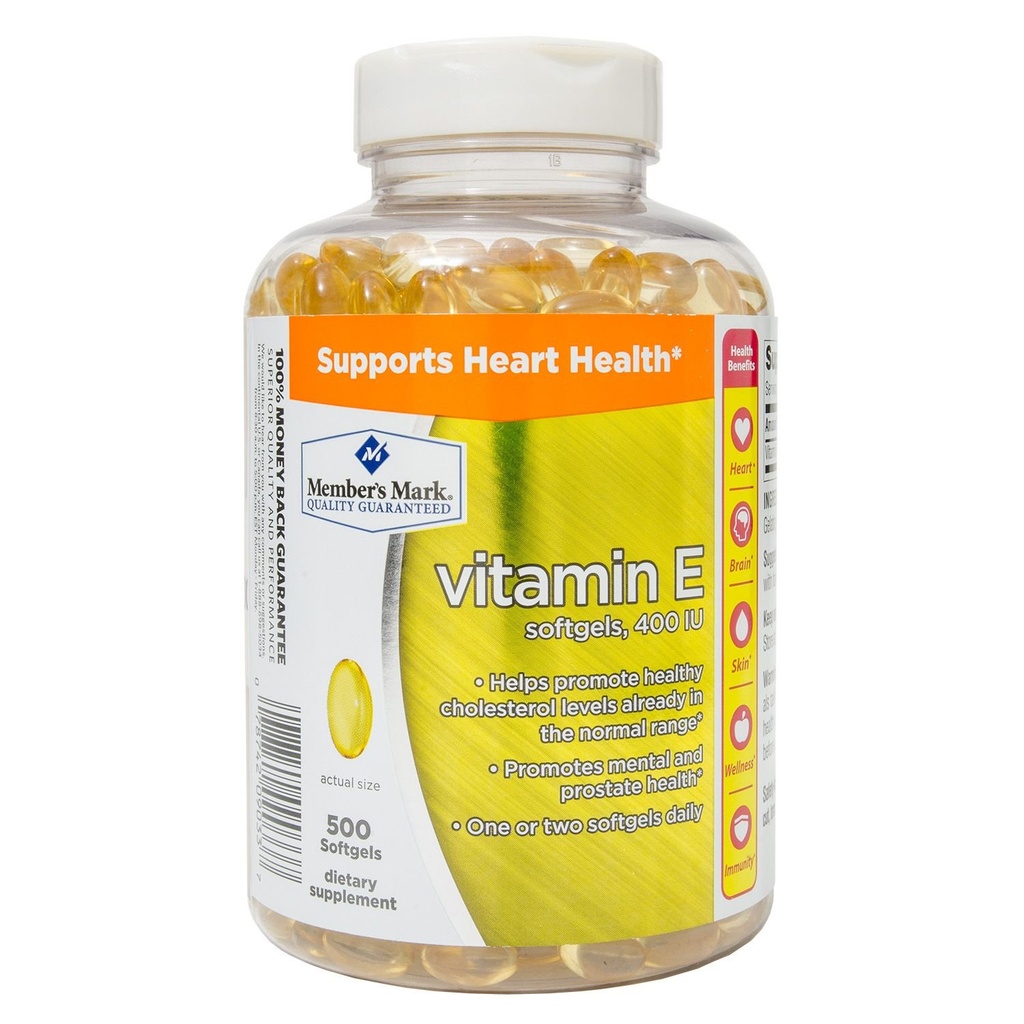 I membri Mark Vitamin E 400 IU Integratore alimentare (500 ct.)
