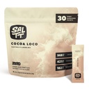 SALTT Electrolytes Powder Flavored Drink Mix - Cocoa Loco - 30 Hydration Packets - Magnesium, Potassium, Sodium, Trace Minerals - Zero Sugar & Gluten Free - Viaggi Essentials