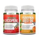 NutriONN Pumpkin Seed Oil Softgels Lycopene Capsules Combo - Supporto mirato per la salute della prostata e urinaria