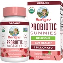 MARYRUTH's USDA Organic Probiotic Gummies Probiotic Digestive Support | Supporto immunitario | Digestivo & Gut Health Supplement | 5 miliardi di CFU | Vegan | Non OGM | Gluten Free | 60 Conte