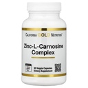 California Gold Nutrition Zinc-L-Carnosine Complex, 90 Caps Veggie