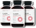 SMARTERNUTRITION CoQ10 400 mg ad alto assorbimento - Naturally Fermented Ubiquinone w/Organic Olio d'oliva a freddo - per la salute del cuore, Energia cellulare - Non OGM, Gluten Free - 180 Count[90-Day Supply]