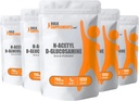 BulkSupplements.com N-Acetyl Glucosamine Powder - NAG Powder, Glucosamine 750mg, Glucosamine Supplement - Glucosamine Powder, Glucosamine Free, 750mg di per Serving, 5kg (11 lbs) (Pack of 5)