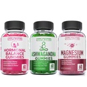Atlantis Nutrition Equilibrio ormonale per donne &amp; donne Gummies + Ashwagandha Gummies + Magnesio Gummies