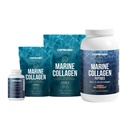 CORREXIKO supplemento di collagene marino pillole & polvere Bundle - Include 10.000mg doppio collagene idrolizzato polvere 1kg, 15 oz & 5oz e 1800mg Peptides del collagene 120 capsule - per capelli, pelle & unghie