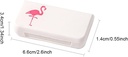 SagaSave Travel Pill Case 3 scomparti Portable Pill Case Dustproof e Moisture-Proof Daily Pill Case Small Pill Box per Vitamine, Fish Oil, Supplementi(Cactus)