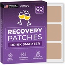 Recovery Patches 60 Pack - Wake Up rinfrescato ed energizzato con il nostro Patch di ingredienti naturali al 100% per partito - Skin-Friendly & Impermeabile - Applicare prima di bere - Formula di mattina migliorata