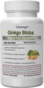 Ginkgo Biloba 1200 mg, Non OGM, Pepe Nero per l'assorbimento aumentato, Ginkgo Extract, Migliora la memoria & Focus, Circulation Booster, Natural Antioxidant Nootropic, 120 tappi di Veg