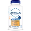 Citracal Slow Release- Calcium 1200 mg con vitamina D3, Magnesio, Supplemento al calcio, Bone Health Support, Prendere una volta Daily Caplet, 185 Count