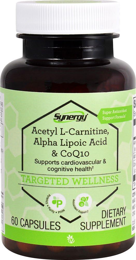 Vitacost CoQ10 + Acido Lipoico Alfa + Acetil L-Carnitina HCl - 60 capsule