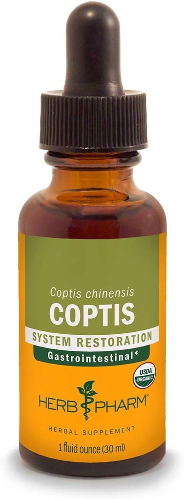 Herb Pharm Coptis estratto liquido per il supporto digestivo, 1 Fl oz