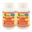 Sunshine Naturals Super Digestive Supplement. Ox Bile & Charcoal attivato per il supporto digestivo, Bloating Relief, Gut Cleanse, Nutrient Absorption e Total Wellness. 100 compresse. Confezione da 2