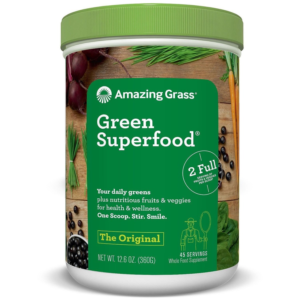 incredibile erba verde superfood, originale, 12.6 oncia