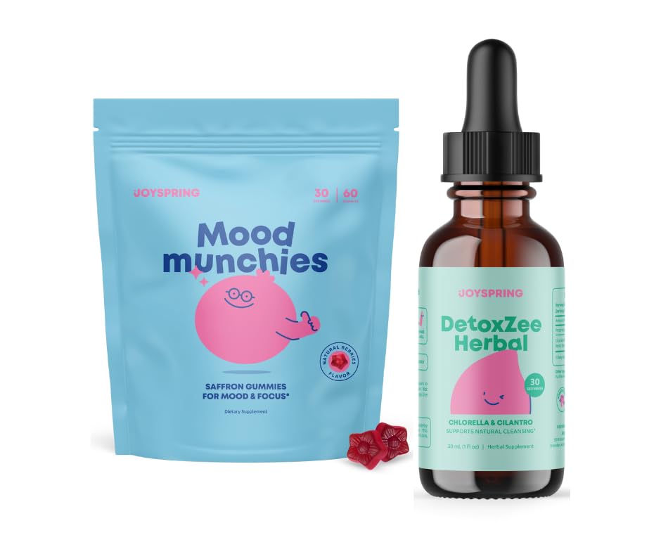 JoySpring Saffron Gummies e Herbal Detox e Cleanse per i bambini