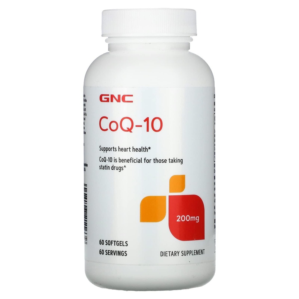 GNC CoQ10 200mg supplemento, Supporta la salute del cuore, 60 Serve