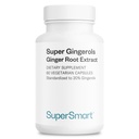 Supersmart - Super Gingerols 400mg al giorno (High Potency 20% Gingerol) - Ginger Root Extract Supplement | Non-GMO & Gluten Free - 60 capsule vegetariane
