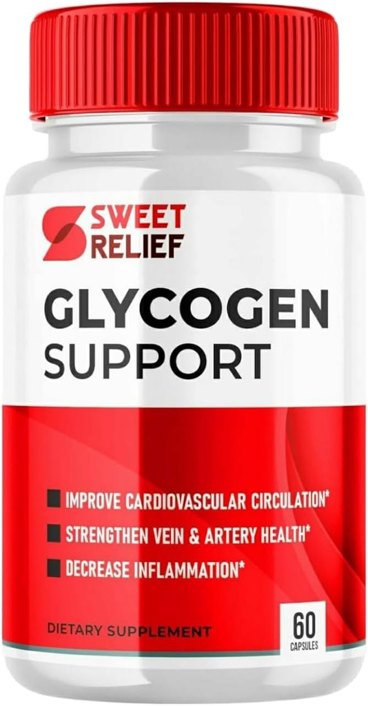 Sweet Relief Glycogen Support - Dolce Rilievo Sangue Detergente, Sweet Relief Capsules, Formula avanzata per il benessere generale, SweetRelief (60 Capsule, 1 Pack)