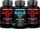 Prime Labs Prime Test (2 Pack) + L Arginina Nitric Oxide (60 conteggio)