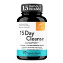 Sandhu's 15 giorni Gut Cleanse Colon Detox per le donne & Men| Supporta la pulizia del colon & Digestive Health| Senna, Cascara Sagrada, Psyllium Husk & Probiotics| 30 capsule Integratore alimentare, 15 giorni di alimentazione