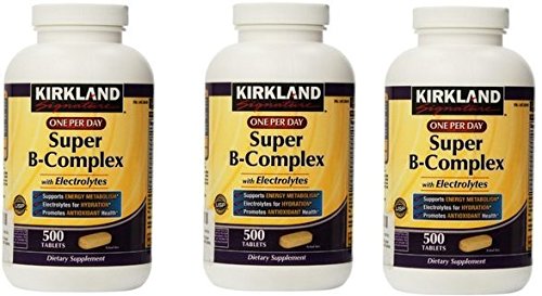Kirkland Signature One Per Day Super B-Complex con Electrolytes,500 compresse