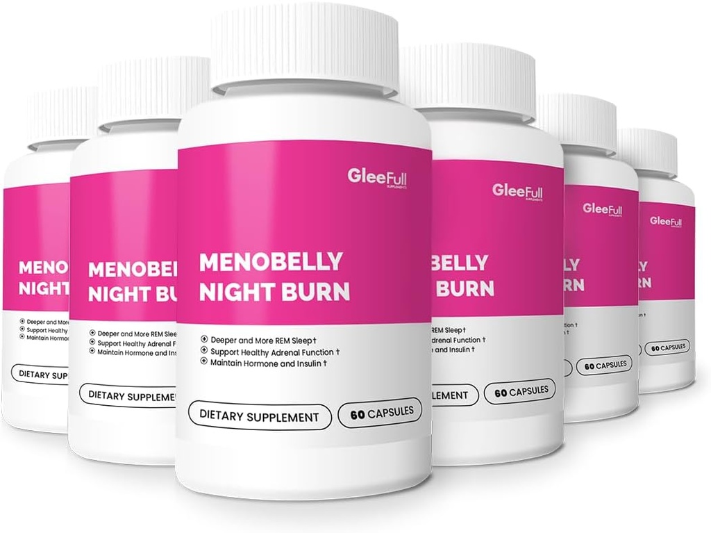 GLEEFULL SUPPS Meno Belly Night Burn - 6 bottiglie