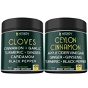 Bundle 7in1 Cloves Supplemento & 6in1 Premium Ceylon Cinnamon Integratori