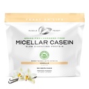 Polvere di proteina della caseina micellare dell'erba della festa del muscolo, pasta ha aumentato e l'ormone libero, proteine della caseina di digestione lenta - supporta il recupero del muscolo di notte, polvere di proteine senza glutine - Vanilla, 4lb
