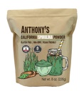 Polvere di Spirulina della California di Anthony, 8 once, prodotto di Stati Uniti, senza glutine, non OGM