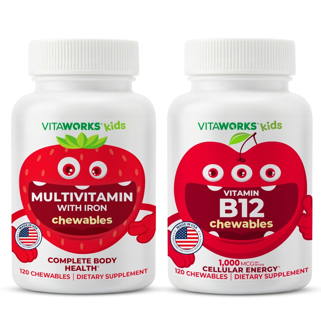 Bambini Multivitaminici Chewables + Vitamina B12 Chewables Bundle