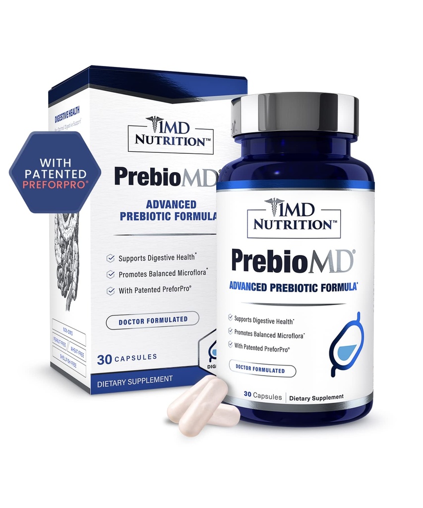 PreBioMD - Prebiotico con PreforPro® | Support Digestione sana e batteri benefici